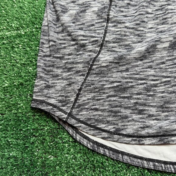 Lululemon Splatter Heather Black  Sculpt Tank Top Lightweight Yoga Tunic Size 8 - Picture 7 of 13